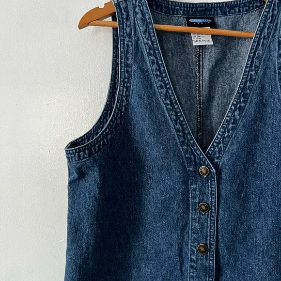 Vintage Denim Button-Up Dress - Picture 6 of 14